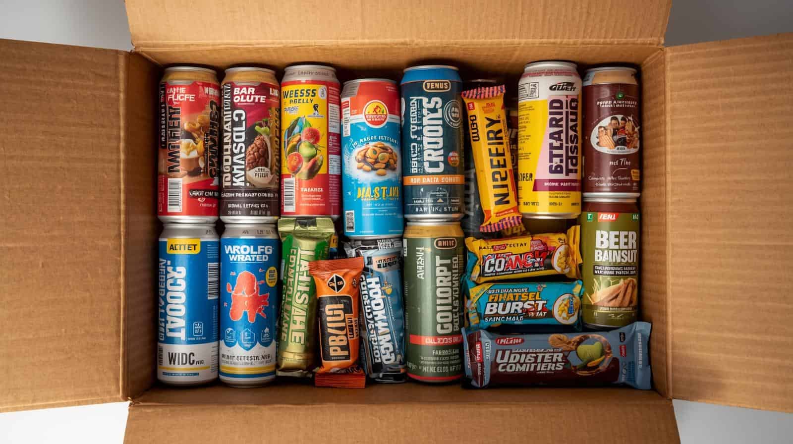 Банки и батончики спортивного питания